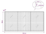 Gabion with 3.5 mm Wire and 5x5 cm Mesh 150x20x100 cm 3462141