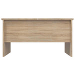 Coffee Table Sonoma Oak 80x50x42.5 cm Engineered Wood 809731