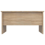 Coffee Table Sonoma Oak 80x50x42.5 cm Engineered Wood 809731