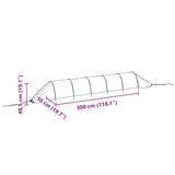 Netting Tunnels 4 pcs Black Steel and Polyethylene 3281504