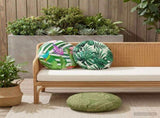 Throw Pillow 6 pcs HEERLEN Leaf Design Dia. 60 cm Polyester 929812
