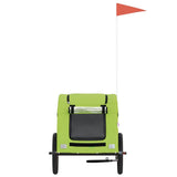 Pet Bike Trailer Green Oxford Fabric and Iron 93969