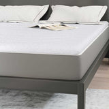 Mattress Topper White 160 x 200 x 3.5 cm Knit Fabric 4106409