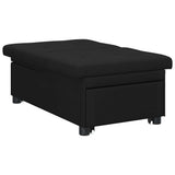 Sofa Bed Black 194 x 50 x 82 cm Plywood 42008584