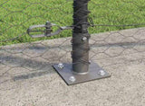 Welded Wire Fence with Concrete Base 100 x 1.5 m 3353741