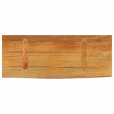 Table Top Live Edge 80x30x3.8 cm Solid Wood Mango 370574