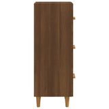 Sideboard Brown Oak 34.5x34x90 cm Engineered Wood 817410