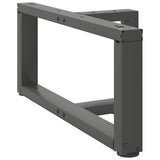 Coffee Table Legs T-Shaped 2 pcs Anthracite 70x25x cm Steel 4013018