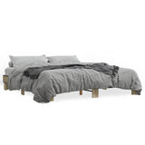 Bed Frame without Mattress Sonoma Oak 200x200 cm 3280218