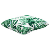 Sofa Cushions 4 pcs Leaf Pattern 60x60 cm Fabric 360415