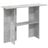 Console Table Concrete Grey 100 x 30 x 75 cm Engineered Wood 8001178