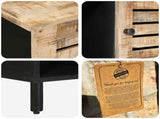 Storage Cabinets Brown 80 x 33.5 x 75 cm Solid Mango Wood 4018871