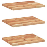 Floating Shelves 3 pcs 60x30x2 cm Oil Finished Solid Wood Acacia 3279529