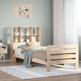 Bed Frame without Mattress 90x200 cm Solid Wood Pine 3309914