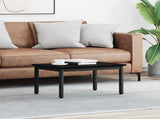Coffee Table Black Oak 70 x 50 x 36 cm Engineered Wood 892566