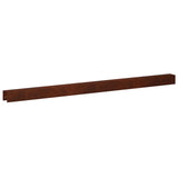 Garden Cover Profile 20 pcs 100 x 5 x 5 cm Weathering Steel 8013010