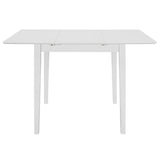 ZNTS Extendable Dining Table White x80x74 cm MDF 247626