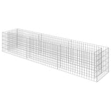 Gabion Raised Bed Galvanised Steel 270x50x50 cm 143563