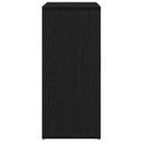 Sideboard Black Oak 60x31x70 cm Engineered Wood 869143