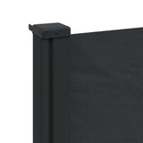 Retractable Side Awning Black 120x600 cm 4004489