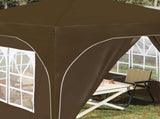 Pop-up Party Tent 290 x 290 x 245 cm Taupe 42019872