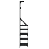 Clothes Rack Black Engineered wood, metal Medium Clothes Rack 837872