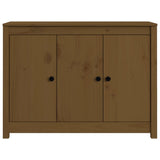 Sideboard Honey Brown 100x35x74 cm Solid Wood Pine 814562