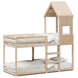 Bunk Bed without Mattress 90x190 cm Solid Wood Pine 3282002