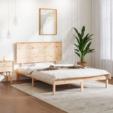 Bed Frame without Mattress 140x190 cm Solid Wood Pine 3104783