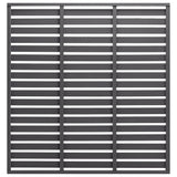 Fence Panel WPC 180x180 cm Grey 318110