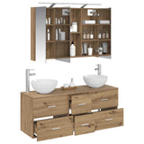 Bathroom Furniture Set 4 pcs Artisan Oak 3406742