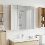 Bathroom Mirror Cabinet with Shelf Sonoma Oak 80 x 14.5 x 70 cm 889105