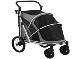 Dog Stroller, Easy Folding Pet Stroller for Small and Medium Dogs with Shock Absorption, Maximum T3398P550286