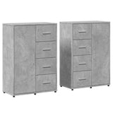 Sideboards 2 pcs Concrete Grey 60x31x84 cm Engineered Wood 3276591