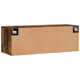 Wall Cabinet Smoked Oak 100x36.5x35 cm Engineered Wood 830129