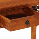 Desk with Drawer 110x50x76 cm Solid Wood Acacia 356973