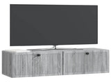 Wall-Mounted TV Cabinet Grey Sonoma 98 x 31 x 30 cm 898051