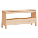 Hall Bench 100x28x45 cm Solid Wood Pine 837382