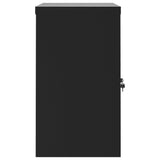 ZNTS File Cabinet Black 90x40x70 cm Steel 339722