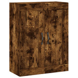 Wall Mounted Cabinet Smoked Oak 69.5x34x90 cm Engineered Wood 830377