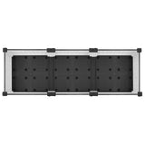 Garden Planter with Wheels White 120 x 40 x 33 cm PP 3423045