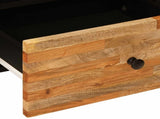 TV Cabinet with Drawer Brown 100 x 33 x 46 cm Solid Mango Wood 4018312