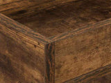 End Table 2 pcs Smoked Oak 30 x 30 x 56 cm Engineered Wood 890937