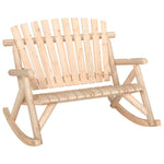 ZNTS 4 Piece Garden Lounge Set Solid Wood Spruce 3185525