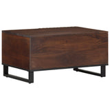 Coffee Table Brown 80x51x40 cm Solid Wood Mango 377458