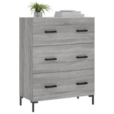 Sideboard Grey Sonoma 69.5x34x90 cm Engineered Wood 827858