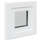 Tilt Basement Window RISOR 40 x 40 cm PVC and Clear Plain Glass 42047781