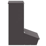 Pig Feeder Black 55 x 38 x 76 cm Cold-Rolled Steel 874636