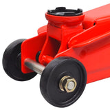 Low-Profile Hydraulic Floor Jack 3 Ton Red 210320
