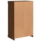 Sideboard with LED Lights Brown Oak 60.5x37x100 cm 836713
